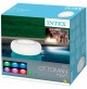 Poggia piedi luminoso Intex 68697 led multicolore interno esterno pouf 